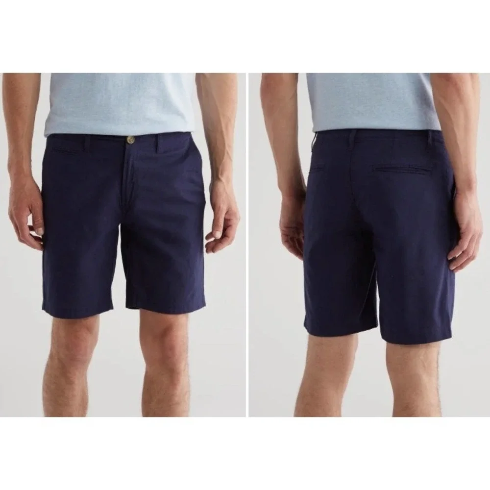 Mens Slim Fit Linen Blend 8